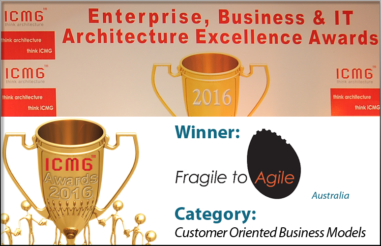 iCMG Enterprise & IT Architecture Awards 2016 – Fragile to Agile